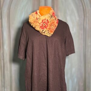 Black Linen Blend Dress